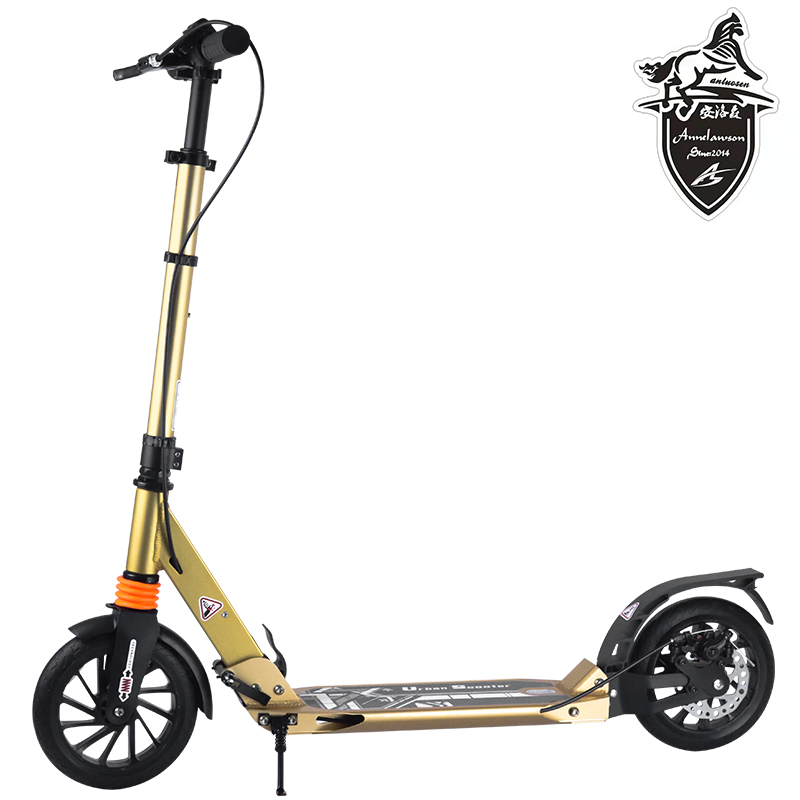 A5D oxidized Yellow disc scooter